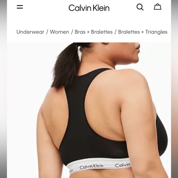 🩵CK navy bralette size xs - Picture 5 of 5